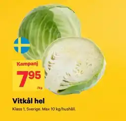 City Gross Vitkål hel erbjuda