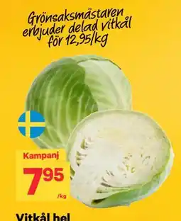 City Gross delad vitkål erbjuda