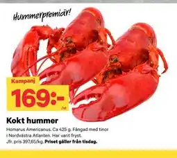 City Gross Kokt hummer erbjuda
