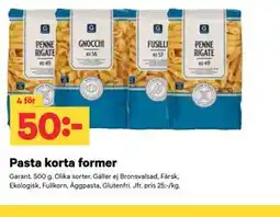 City Gross Pasta korta former erbjuda