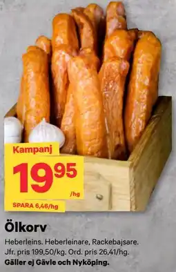 City Gross Ölkorv erbjuda
