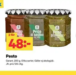 City Gross Pesto erbjuda