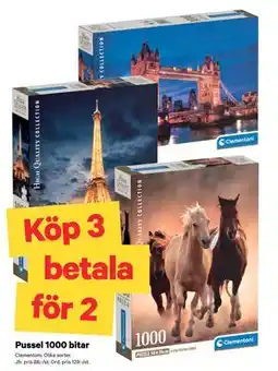 City Gross Pussel 1000 bitar erbjuda