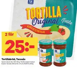 City Gross Tortillabröd, Tacosås erbjuda