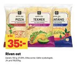 City Gross Riven ost erbjuda