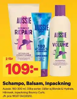 City Gross Schampo, Balsam, Inpackning erbjuda