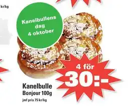 Nära dej Kanelbulle erbjuda