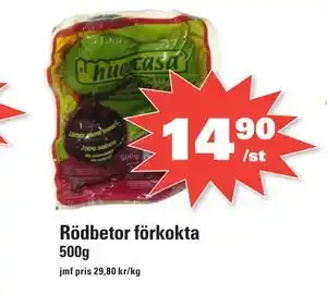 Rödbetor förkokta