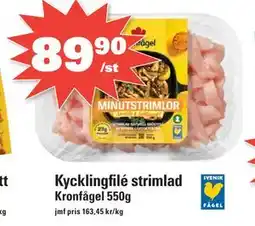 Nära dej Kycklingfilé strimlad erbjuda