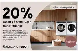 Elon rabatt på tvättstugor från Nordanro erbjuda