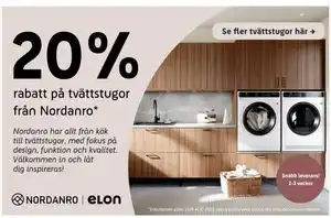 Rabatt på tvättstugor från Nordanro