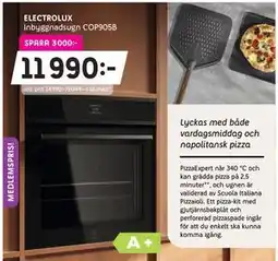 Elon ELECTROLUX Inbyggnadsugn COP905B, Medlemspris erbjuda