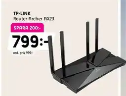 Elon TP-LINK Router Archer AX23 erbjuda