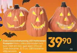 Rusta Decorationsbelysning LED Halloween Pumpkin erbjuda