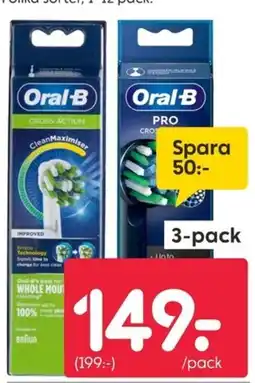 Rusta Oral-B Cross Action erbjuda