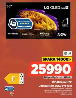 Power LG 65" 4K Smart-TV erbjuda
