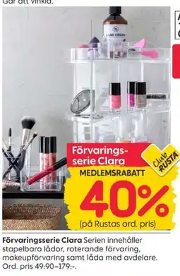 Rusta Förvaringsserie Clara erbjuda
