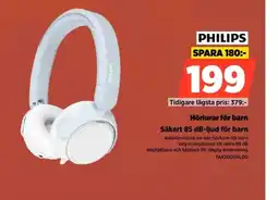 Power Philips hörlurar för barn erbjuda