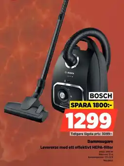 Power Bosch dammsugare erbjuda