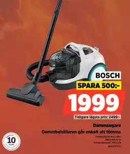 Power Bosch dammsugare erbjuda