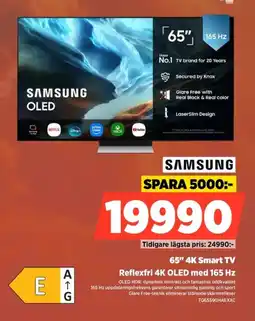 Power Samsung 65" 4K Smart TV erbjuda
