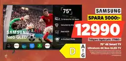 Power Samsung 75" 4K Smart TV erbjuda