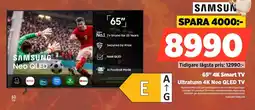 Power Samsung 65" 4K Smart TV Ultratunn 4K Neo QLED TV erbjuda
