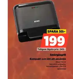 Power Senz smörgåsgrill erbjuda