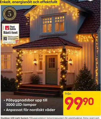 Outdoor LED Light System