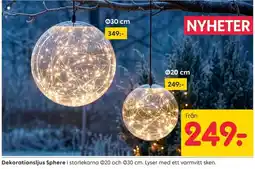 Rusta Dekorationsljus Sphere erbjuda
