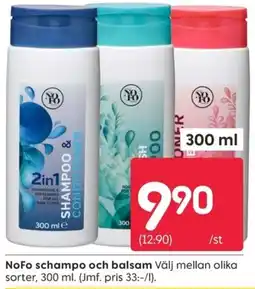 Rusta NoFo schampo och balsam erbjuda