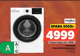 Power Whirlpool tvättmaskin erbjuda