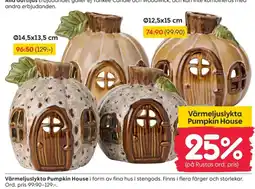 Rusta Värmeljuslykta Pumpkin House erbjuda