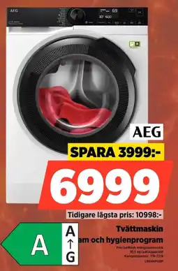 Power Aeg tvättmaskin erbjuda