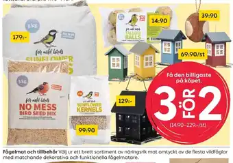 Rusta Fågelmat och tillbehör erbjuda