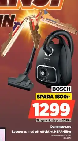 Power Bosch Dammsugare erbjuda
