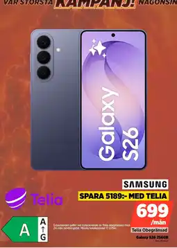 Power Samsung Galaxy S26 erbjuda