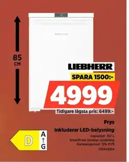 Power Liebherr Frys erbjuda