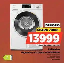 Power Miele Torktumlare erbjuda