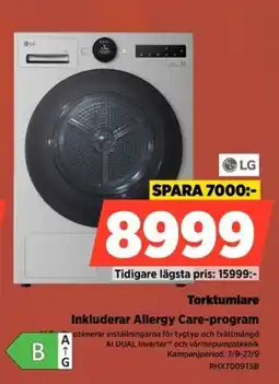 Power LG Torktumlare erbjuda