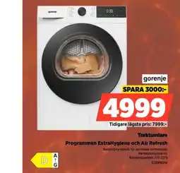 Power Gorenje torktumlare erbjuda