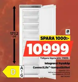 Power Askö integrerat frysskåp erbjuda