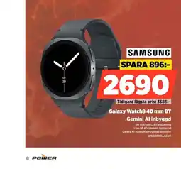 Power Samsung galaxy watch8 40 mm bt erbjuda