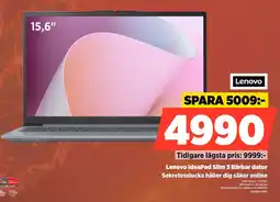 Power Lenovo IdeaPad Slim 3 Bärbar dator erbjuda