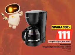 Power Senz kaffebryggare erbjuda