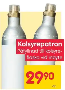 Rusta Kolsyrepatron erbjuda