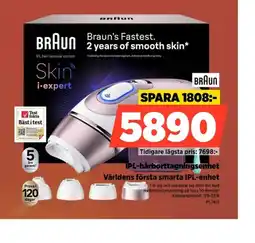 Power Braun skin i-expert erbjuda