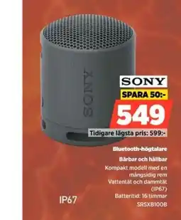 Power Sony bluetooth-högtalare erbjuda