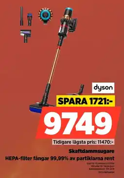 Power Dyson skaftdammsugare erbjuda