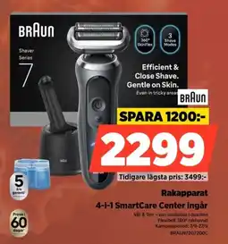 Power Braun shaver series 7 erbjuda